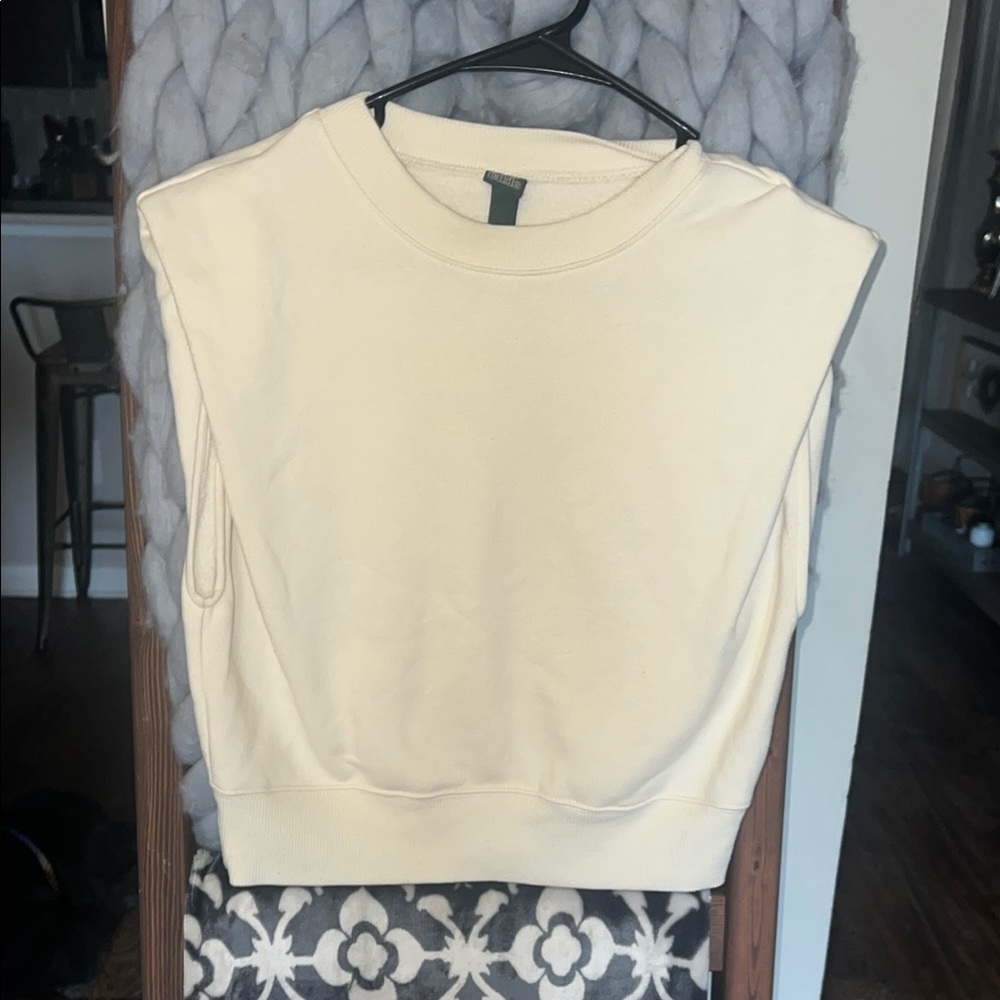 Wild Fable Cream Boxy Muscle Tee